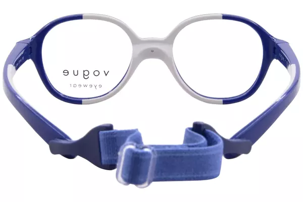  Vogue VY2011 Eyeglasses Youth Kids Full Rim Pillow Shape w/Strap 