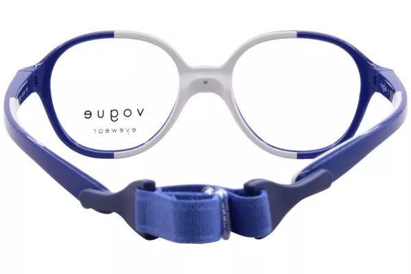 Vogue VY2011 Eyeglasses Youth Kids Full Rim Pillow Shape w/Strap 