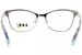2BB BB Beverly Eyeglasses Youth Kids Girl's Full Rim Cat Eye