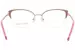Betsey Johnson Ambitious Eyeglasses Youth Kids Girl's Semi Rim Cat Eye
