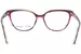 Betsey Johnson Bet All American Eyeglasses Youth Kids Girl's Full Rim Cat Eye