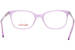 Hello Kitty HK348 Eyeglasses Girl's Full Rim Rectangle Shape