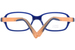 Nano Vista Replay-Glow-3.0 NAO300 Eyeglasses Youth Kids Full Rim Rectangle Shape
