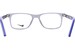 Nike 5549 Eyeglasses Youth Full Rim Rectangle Shape