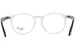 Ray Ban RY1554 Eyeglasses Youth Full Rim Round Shape