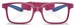 Vogue VY2016 Eyeglasses Youth Kids Full Rim Pillow Shape w/Strap