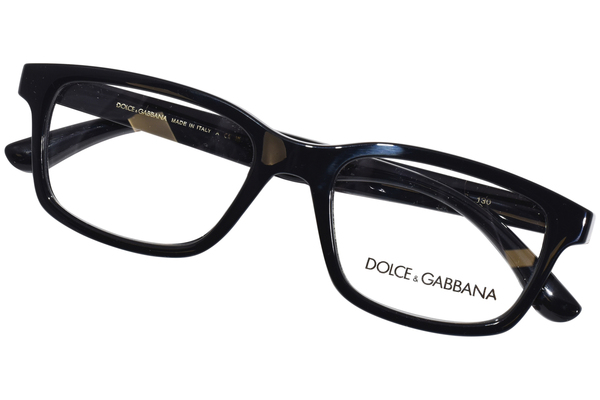  Dolce & Gabbana DX-5097 Eyeglasses Youth Kids Girl's Full Rim Rectangle Shape 