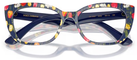  Dolce & Gabbana DX3357 Eyeglasses Youth Girl's Full Rim Oval Shape 