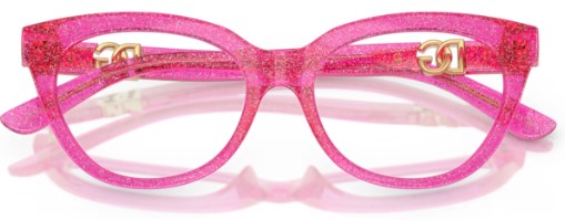  Dolce & Gabbana DX5005U Eyeglasses Youth Kids Girl's Full Rim Butterfly Shape 
