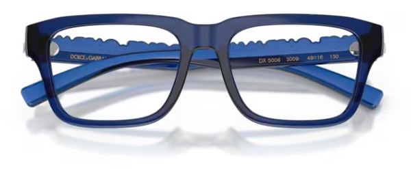  Dolce & Gabbana DX5008 Eyeglasses Youth Kids Boy's Full Rim Rectangle Shape 