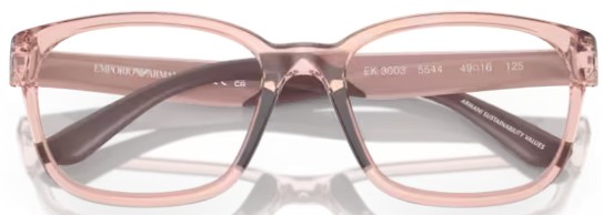  Emporio Armani EK3003 Eyeglasses Youth Kids Girl's Full Rim Pillow Shape 