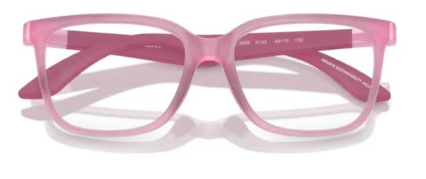  Emporio Armani EK3006 Eyeglasses Youth Kids Girl's Full Rim Pillow Shape 