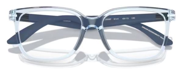  Emporio Armani EK3006 Eyeglasses Youth Kids Girl's Full Rim Pillow Shape 