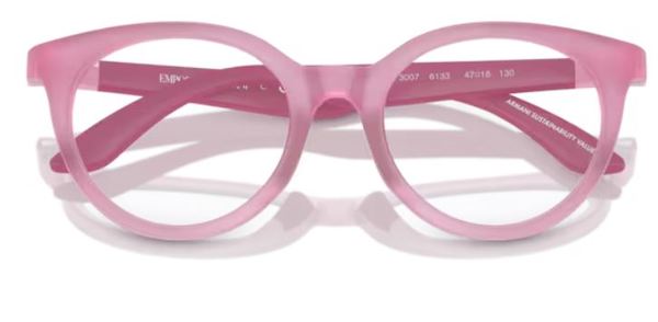  Emporio Armani EK3007 Eyeglasses Youth Kids Girl's Full Rim 