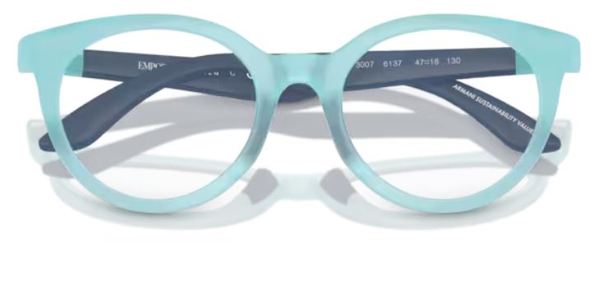  Emporio Armani EK3007 Eyeglasses Youth Kids Girl's Full Rim 