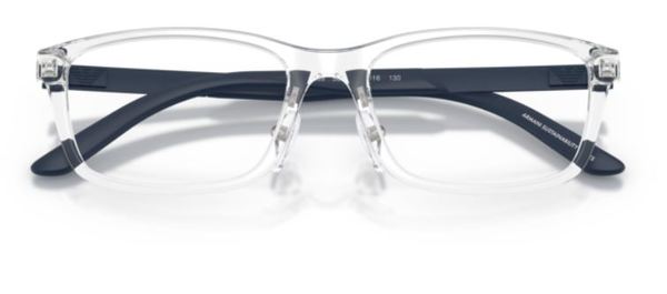  Emporio Armani EK3009 Eyeglasses Youth Kids Boy's Full Rim Rectangle Shape 