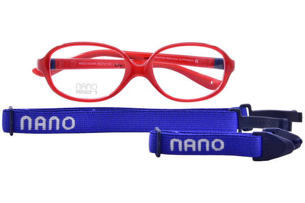  Nano Vista Clipping-3.0 NAO3140 Eyeglasses Youth Kids Full Rim Oval Shape 