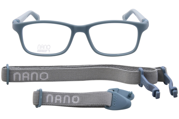  Nano Vista Crew-3.0 NAO302 Eyeglasses Youth Kids Full Rim Rectangle Shape 