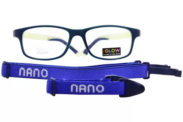  Nano Vista Crew-Glow-3.0 NAO302 Eyeglasses Youth Kids Full Rim Rectangle Shape 