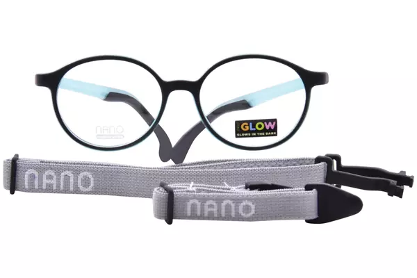  Nano Vista Flicker-Glow-3.0 NAO318 Eyeglasses Youth Kids Full Rim Round Shape 