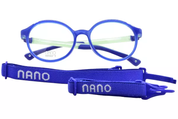  Nano Vista Flicker-Glow-3.0 NAO318 Eyeglasses Youth Kids Full Rim Round Shape 