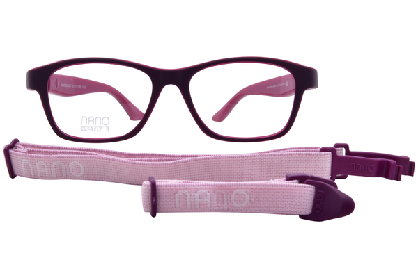  Nano Vista Gaikai-3.0 NAO305 Eyeglasses Youth Kids Full Rim Rectangle Shape 
