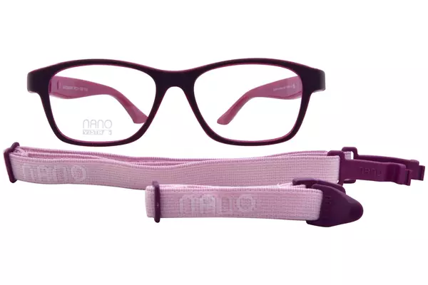  Nano Vista Gaikai-3.0 NAO305 Eyeglasses Youth Kids Full Rim Rectangle Shape 