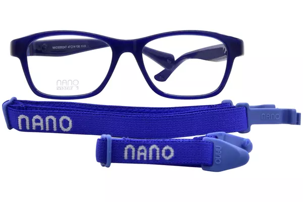  Nano Vista Gaikai-3.0 NAO305 Eyeglasses Youth Kids Full Rim Rectangle Shape 