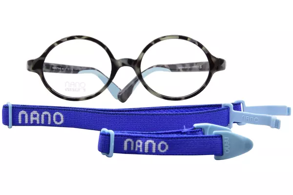  Nano Vista Loading-3.0 NAO327 Eyeglasses Youth Kids Full Rim Round Shape 