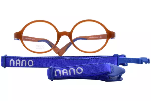  Nano Vista Loading-3.0 NAO327 Eyeglasses Youth Kids Full Rim Round Shape 