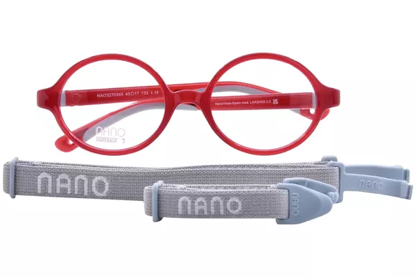  Nano Vista Loading-3.0 NAO327 Eyeglasses Youth Kids Full Rim Round Shape 
