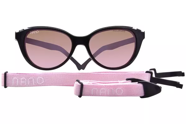 Nano Vista Mimi-SC-3.0 NAO312 Eyeglasses Youth Kids Full Rim Cat Eye w/Clip-On 