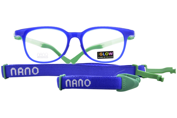  Nano Vista Pixel-Glow-3.0 NAO307 Eyeglasses Youth Kids Full Rim Oval Shape 