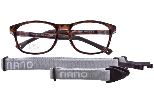  Nano Vista Power-Up-3.0 NAO308 Eyeglasses Full Rim Square Shape 
