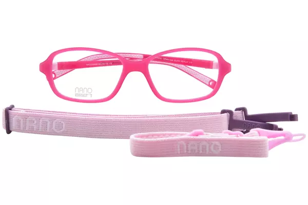  Nano Vista Sleek-Replay-3 NAO309 Eyeglasses Youth Kids Full Rim Rectangle Shape 