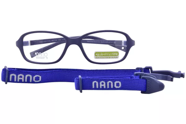  Nano Vista Sleek-Replay-3 NAO309 Eyeglasses Youth Kids Full Rim Rectangle Shape 