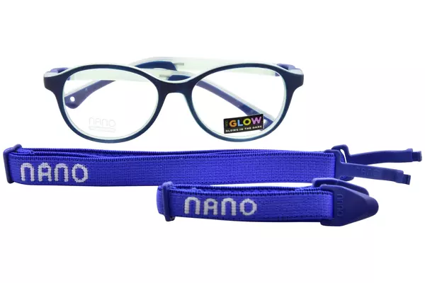  Nano Vista Sprite Glow-3.0 NAO306 Eyeglasses Youth Kids Full Rim Round Shape 