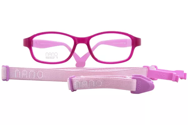  Nano Vista Twitch-3.0 NAO323 Eyeglasses Youth Kids Full Rim Rectangle Shape 