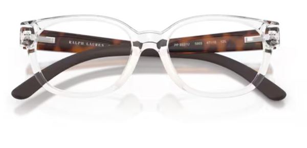  Polo Ralph Lauren PP8551U Eyeglasses Youth Kids Full Rim Pillow Shape 