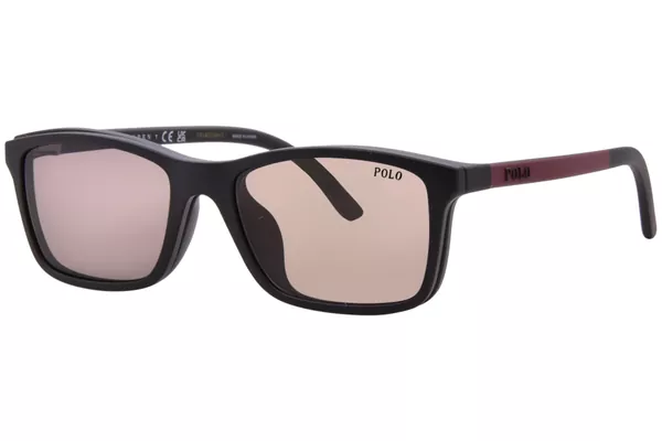  Polo Ralph Lauren PP9506U Eyeglasses Youth Kids Full Rim Square Shape w/Clip On 