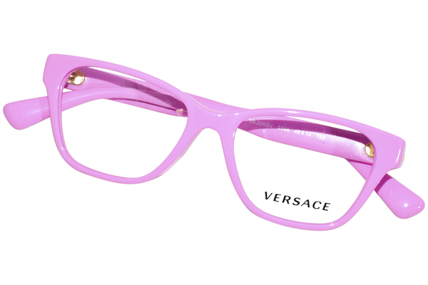  Versace VK3003U Eyeglasses Youth Kids Girl's Full Rim Rectangle Shape 