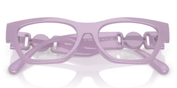  Versace VK3008U Eyeglasses Youth Kids Girl's Full Rim Round Shape 