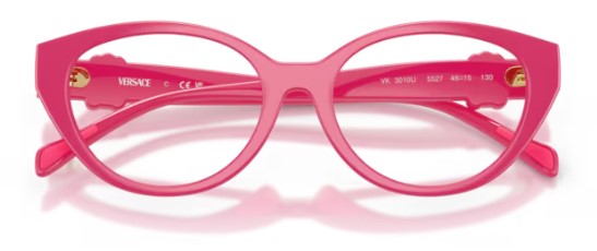  Versace VK3010U Eyeglasses Youth Kids Girl's Full Rim Cat Eye 