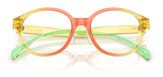  Versace VK3012 Eyeglasses Youth Kids Boy's Full Rim Round Shape 