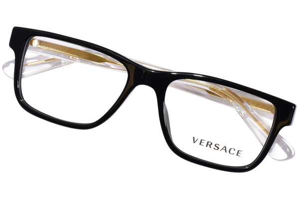  Versace VK3324U Eyeglasses Kids Boy's Full Rim Rectangle Shape 