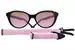 Nano Vista Mimi-SC-3.0 NAO312 Eyeglasses Youth Kids Full Rim Cat Eye w/Clip-On