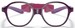 Vogue VY2011 Eyeglasses Youth Kids Full Rim Pillow Shape w/Strap