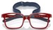 Vogue VY2016 Eyeglasses Youth Kids Full Rim Pillow Shape w/Strap