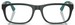 Vogue VY2021 Eyeglasses Youth Kids Boy's Full Rim Rectangle Shape