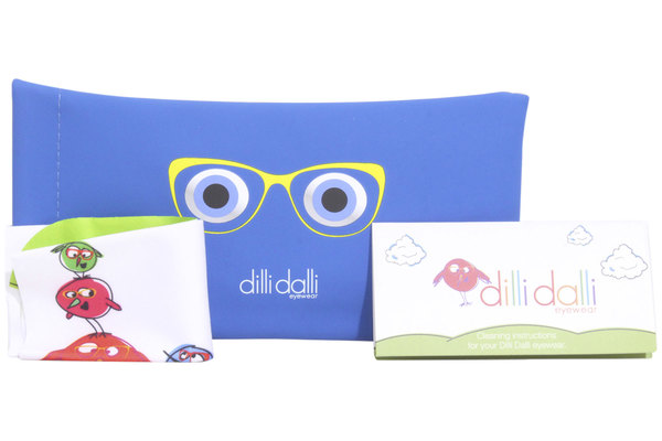  Dilli Dalli Choco-Chip Eyeglasses Frame Youth Full Rim Rectangular 